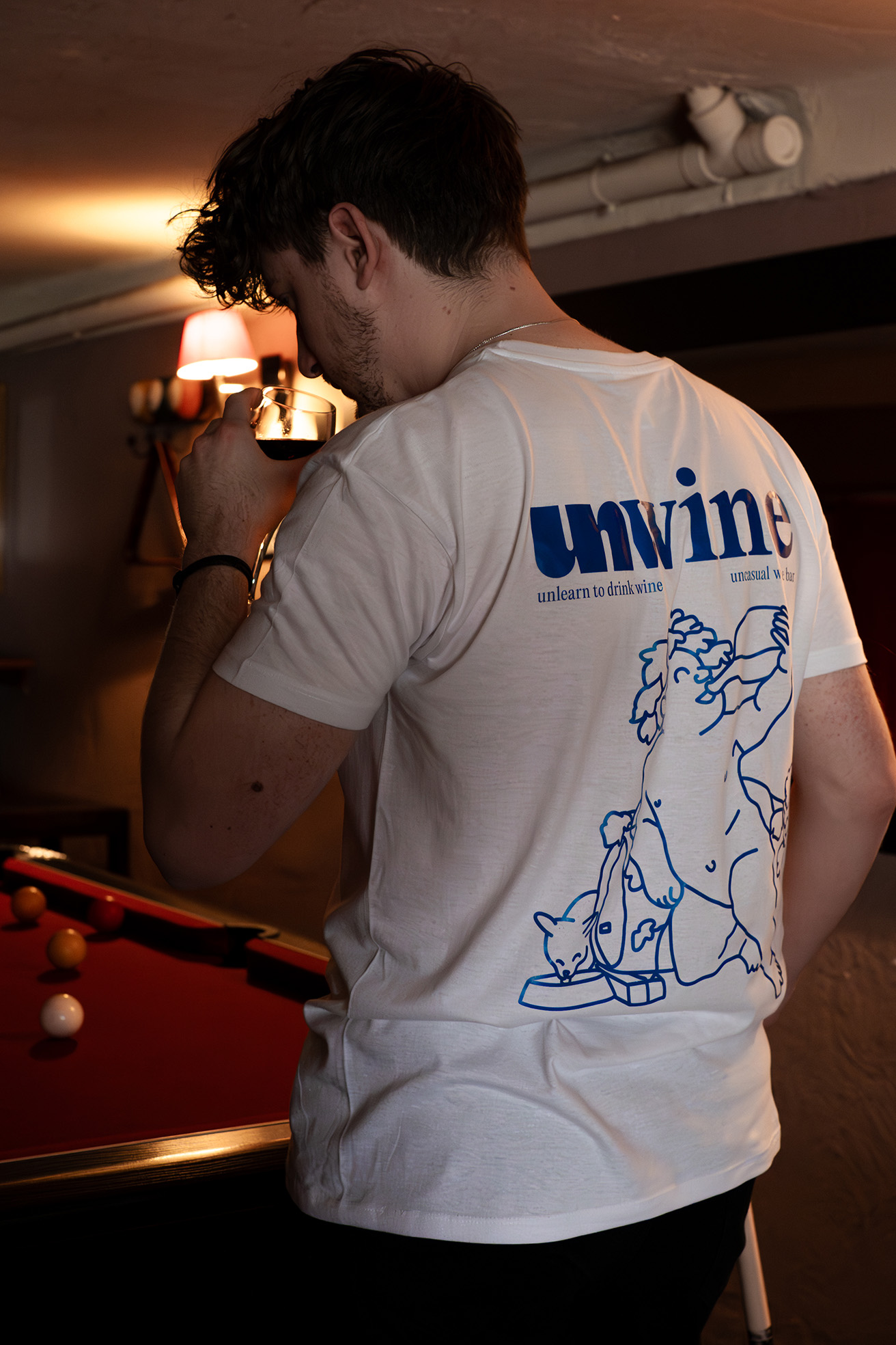 Shooting of the unwine shirt